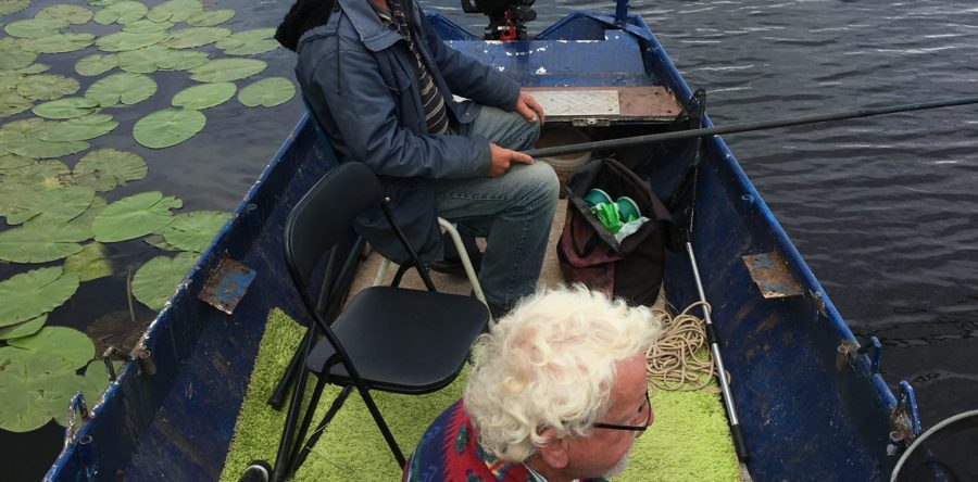 Vissen vanuit de roeiboot met Ad en Wim