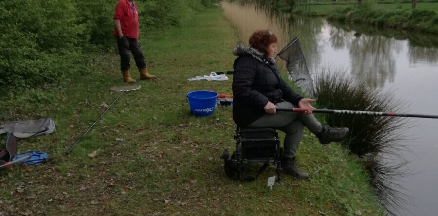 Eerste dames wedstrijd van dit jaar is weer gevist.