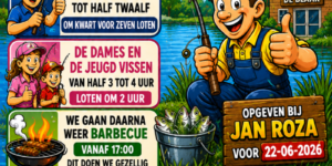 Kom je ook gezellig DE GROTE VISDAG 27-06-2026